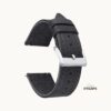 Pull-Up Matte Leather Straps Black