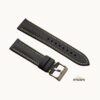 Black with Yellow Stitch Sailcloth Strap