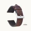 Pull-Up Matte Leather Straps Brown