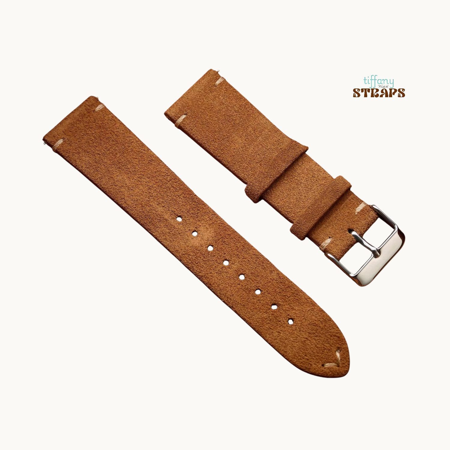 Suede Leather Straps Brown