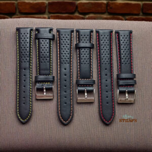 StrapsCo Racing Style Leather - 22mm