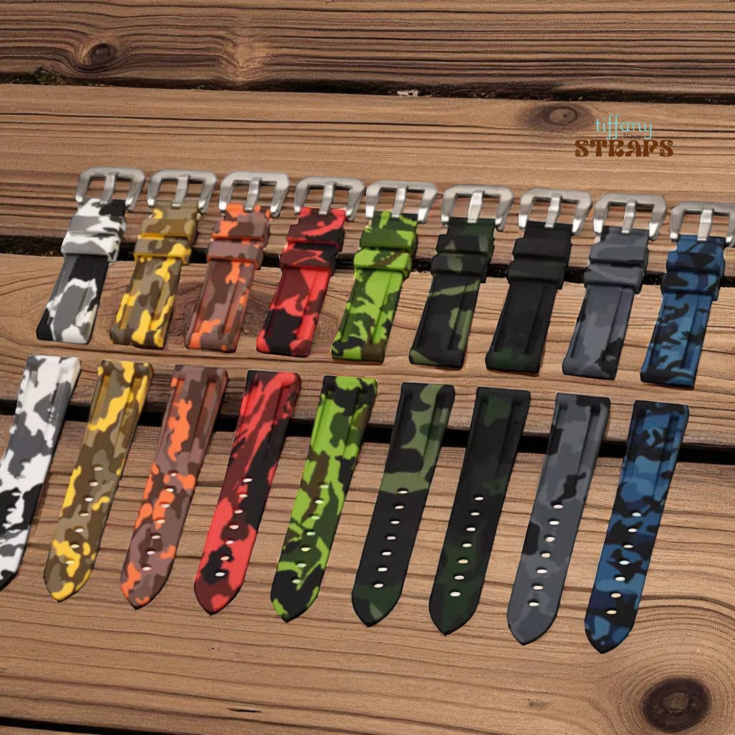 Camouflage Silicone Straps