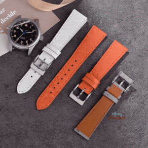 Top-Grain Saffiano Leather Straps