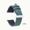 Pull-Up Matte Leather Straps Green
