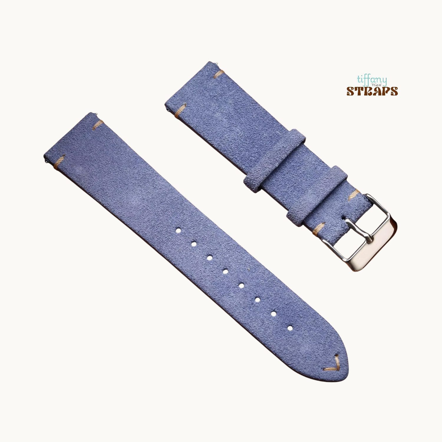 Suede Leather Straps Lavender