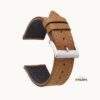 Pull-Up Matte Leather Straps Tan
