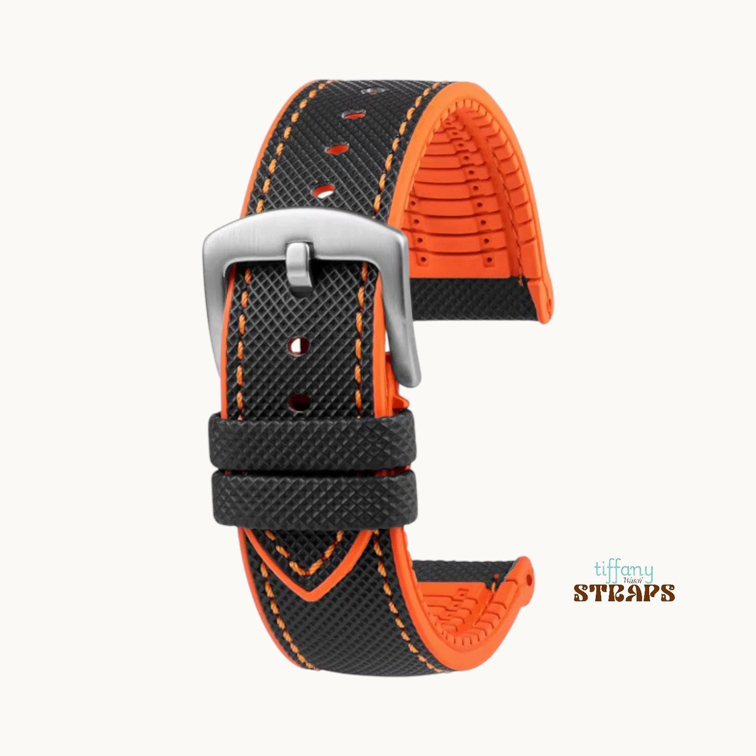 Two-Tone FKM Sailcloth Black Orange