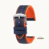 Two-Tone FKM Sailcloth Blue Orange