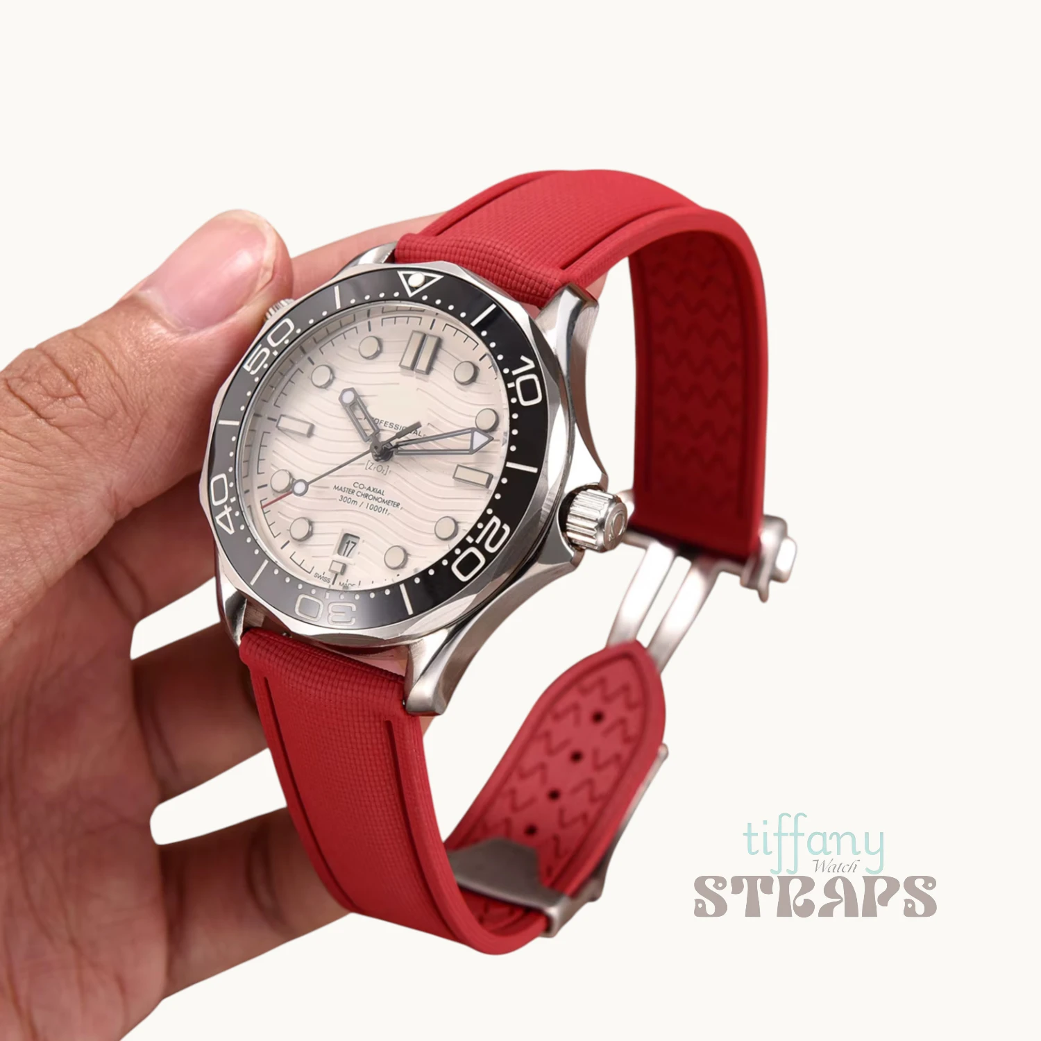 FKM Sailcloth with Deployant Clasp by Tiffany Watch Straps