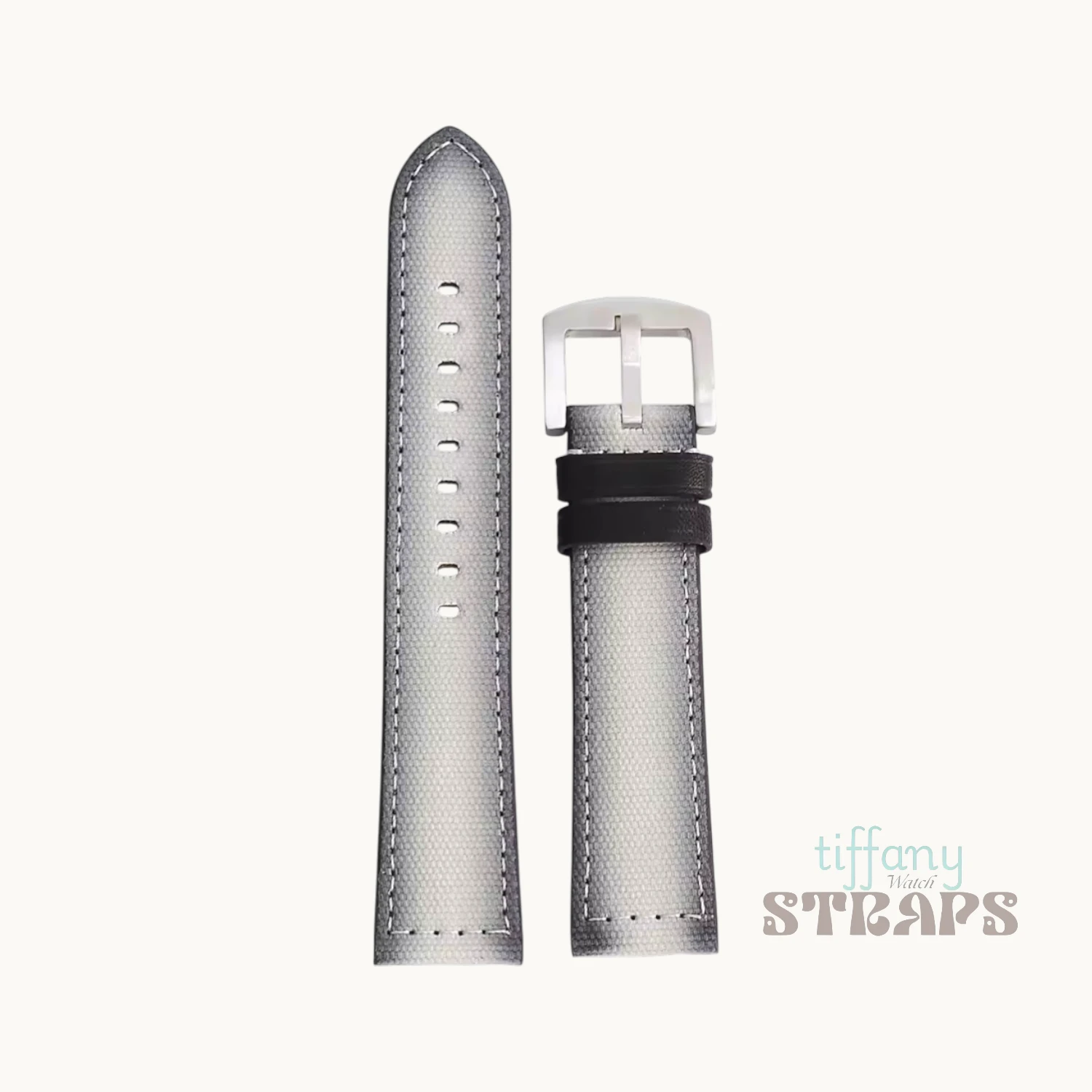 Gradiant Canvas Strap Grey