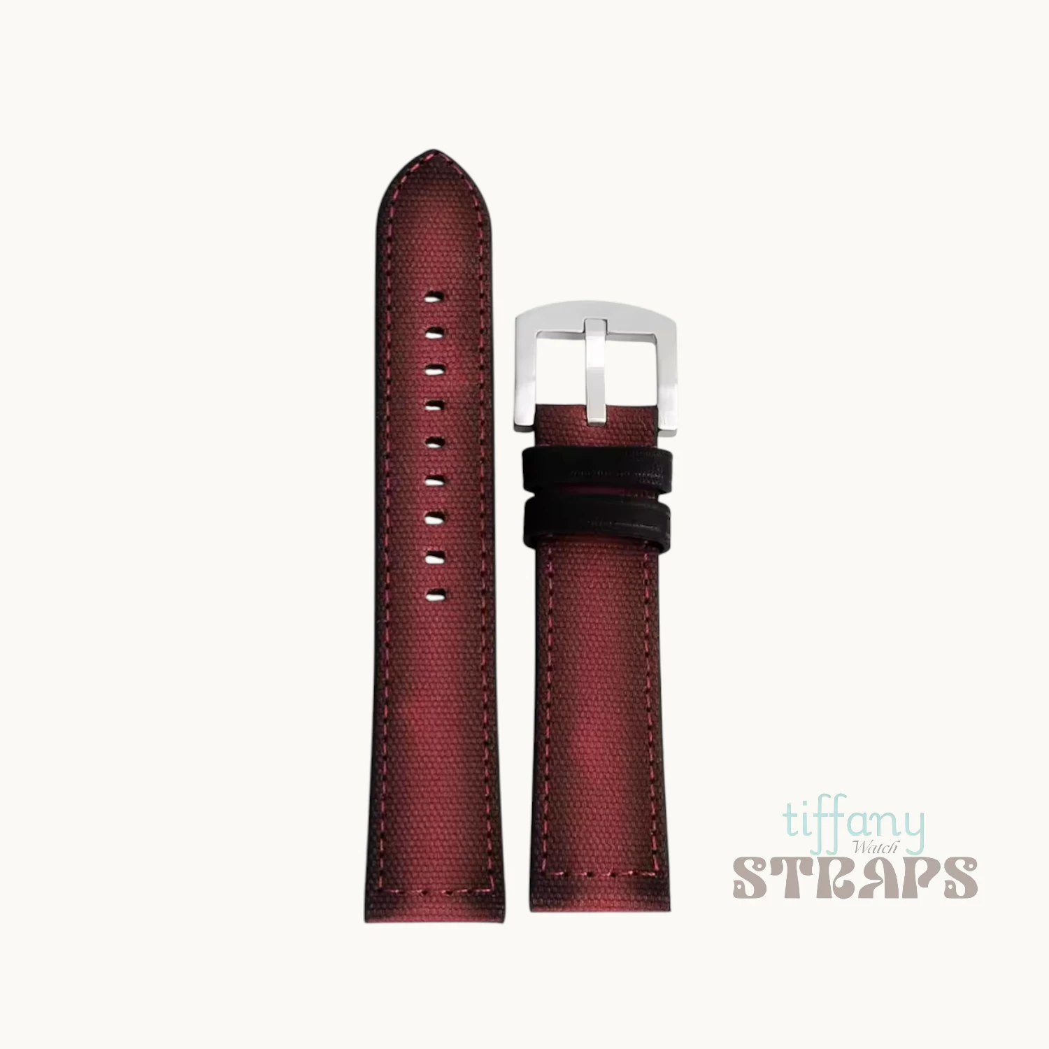 Gradiant Canvas Strap Maroon