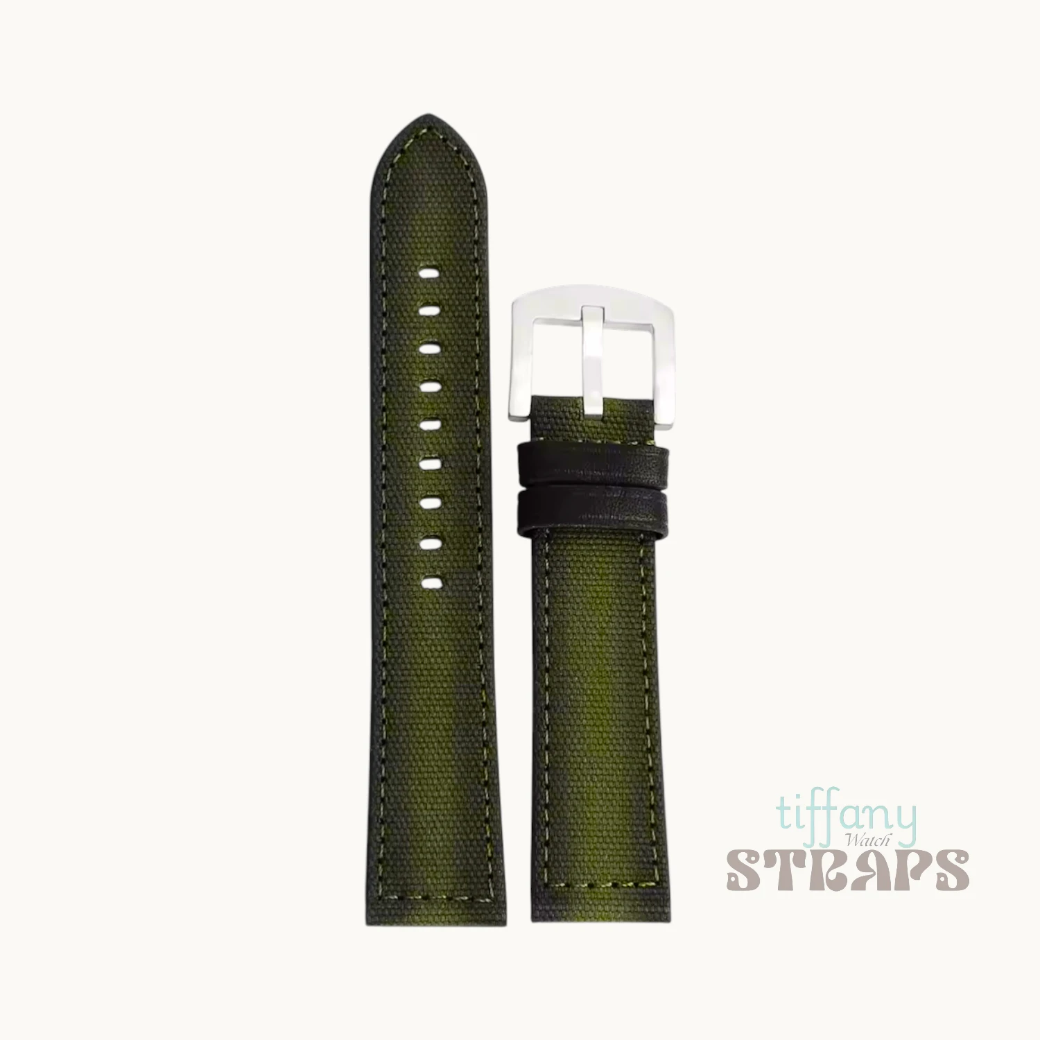 Gradiant Canvas Strap Olive Green