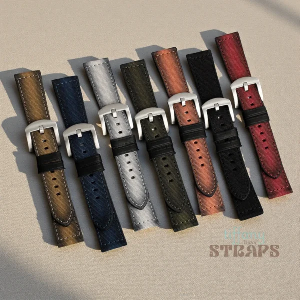 Gradiant Canvas Straps with Quick Release by Tiffany Watch Straps