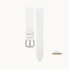 Lizard Texture Strap Slim White