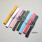 Lizard Emboss Slim Leather Strap
