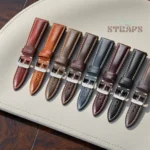 Oil-Wax Padded Leather Straps