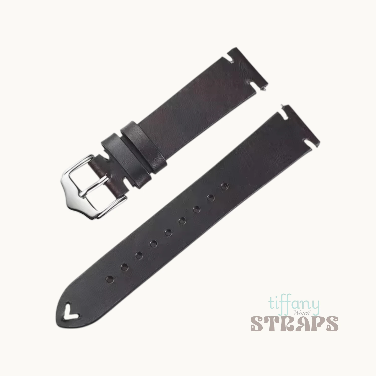 Pull-up Vintage Leather Straps Brown
