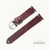 Pull-up Vintage Leather Straps Wine Red