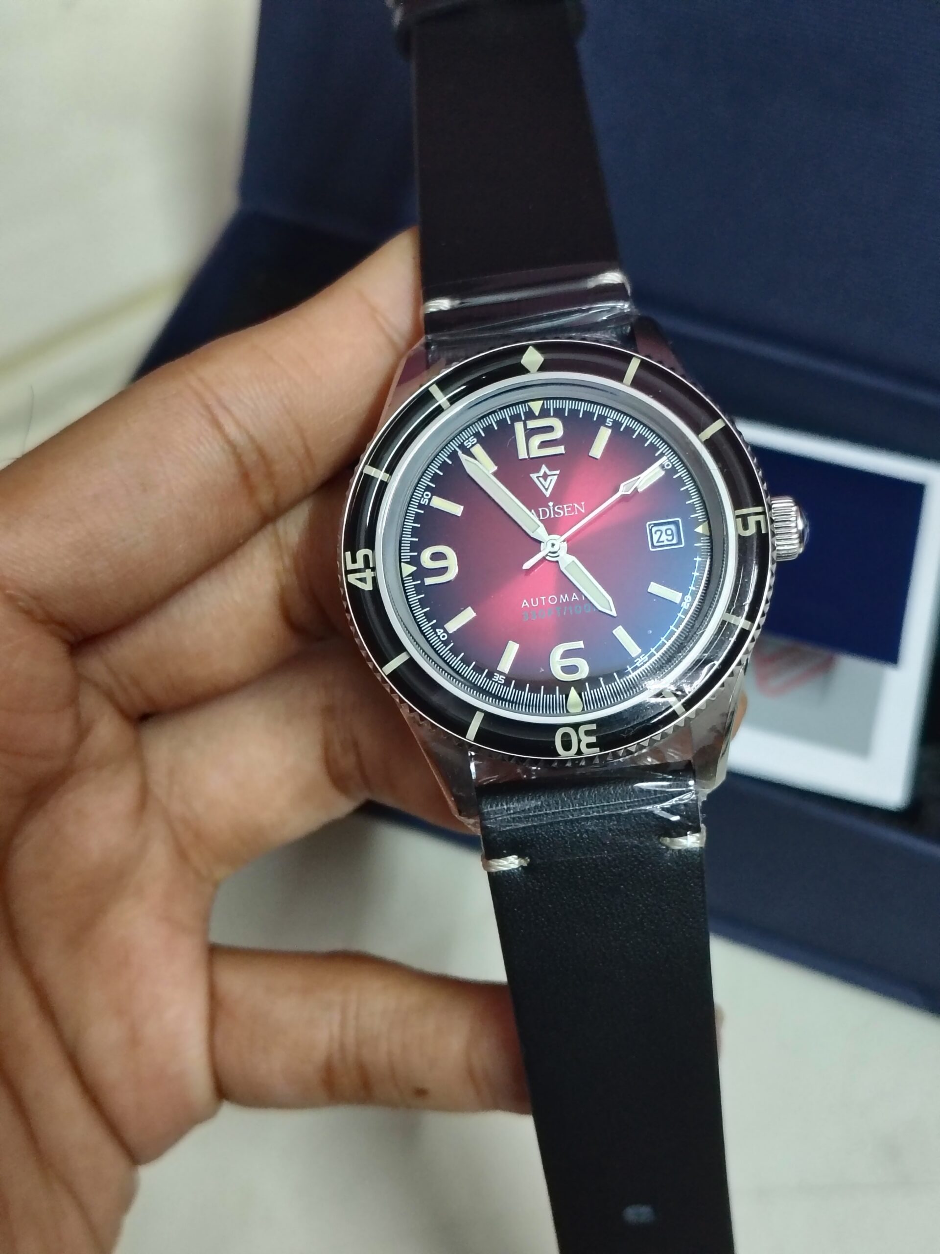 Cadisen C8243 Red (Automatic) in India by Tiffany Watch Straps