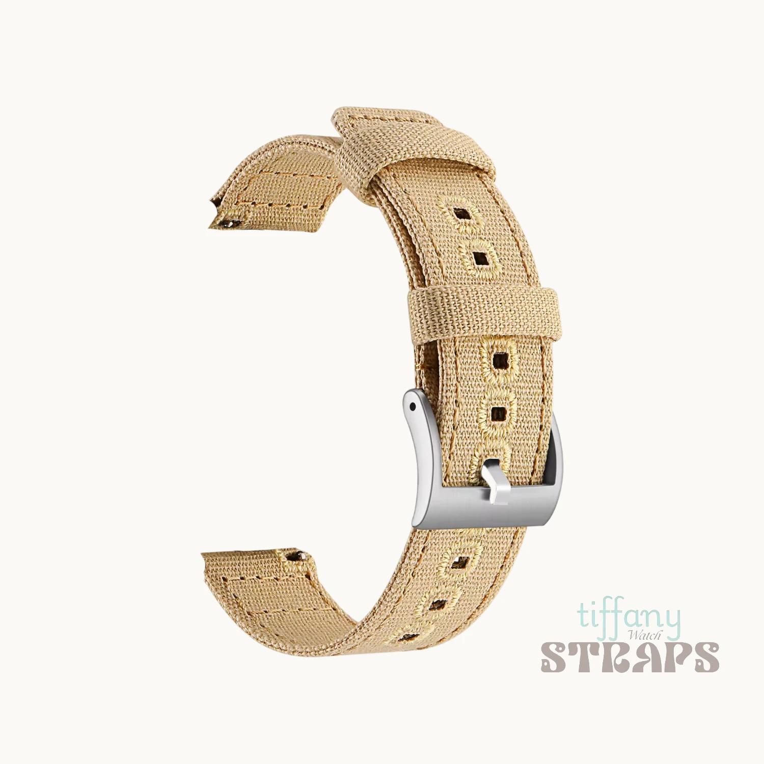 Military Canvas Strap Beige