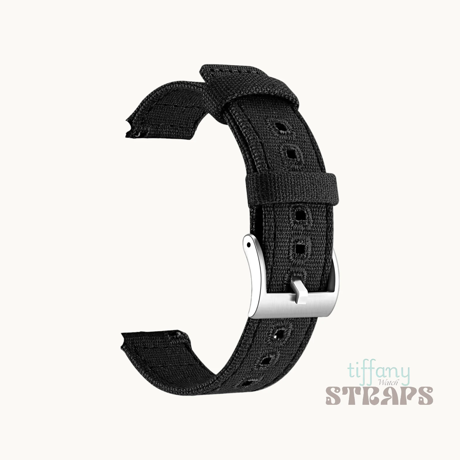Military Canvas Strap Black