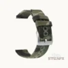 Military Canvas Strap Green Camouflage