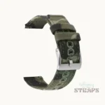 Military Canvas Strap Green Camouflage