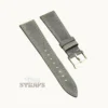 Pull-up Matte Leather Strap Dark Grey Pull-up Matte Leather Strap Dark Grey