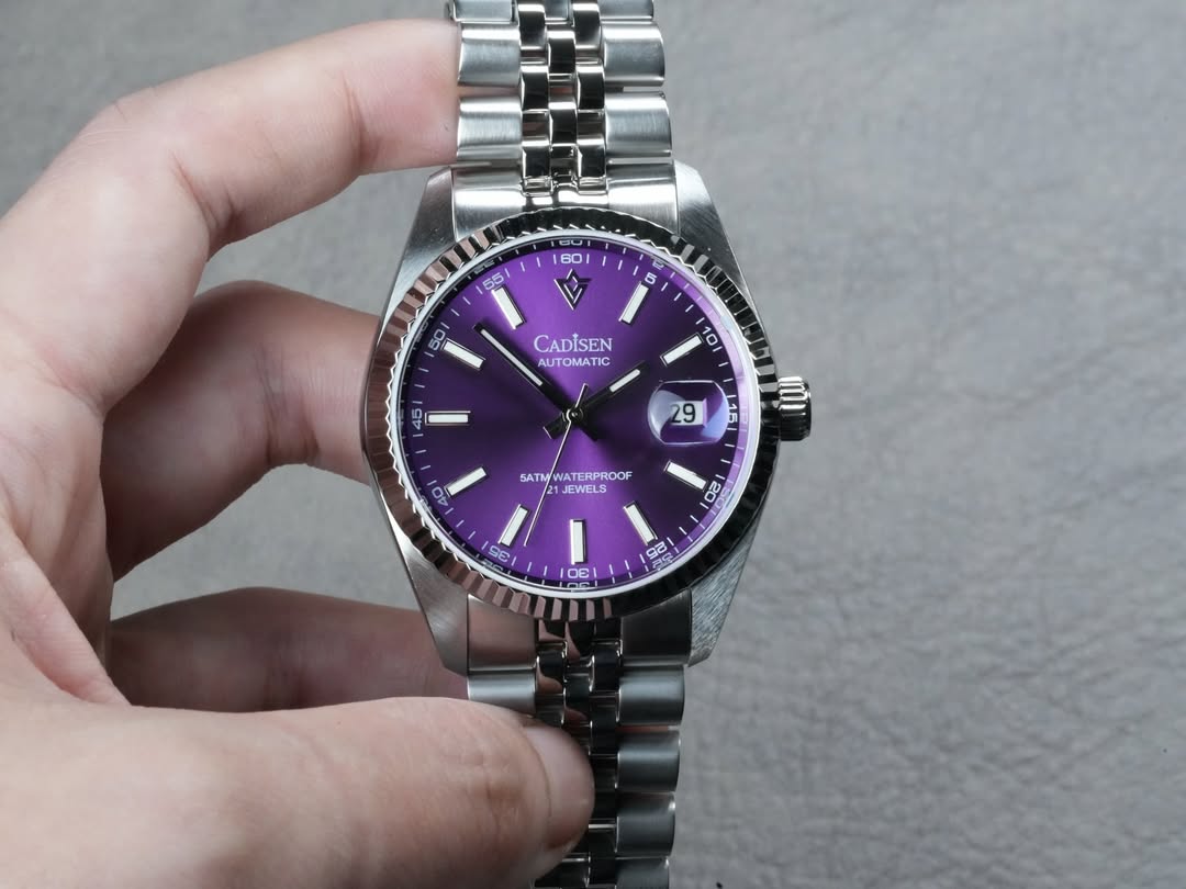 Cadisen C8053 Purple (Automatic) in India by Tiffany Watch Straps