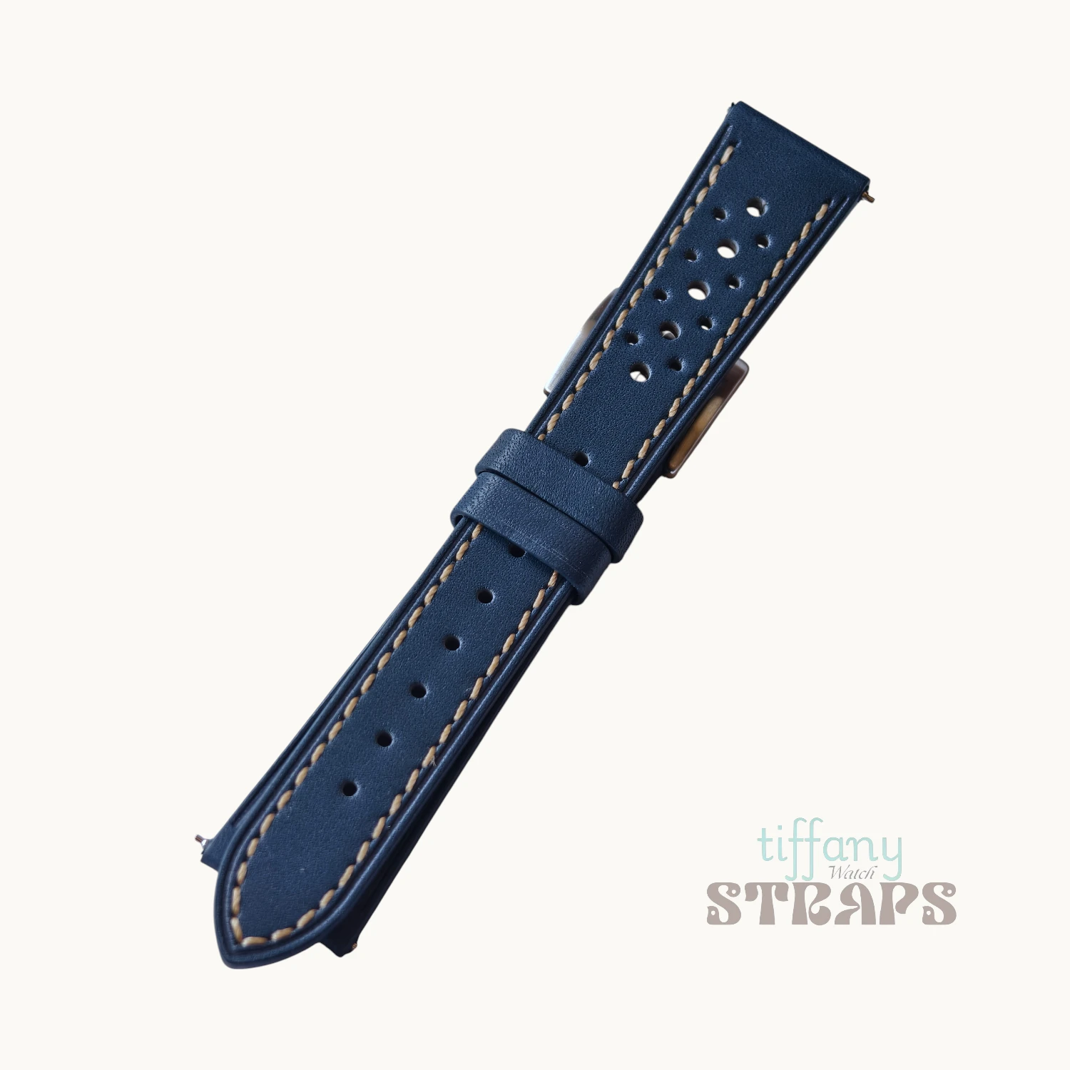 Blue Oil-wax Racing Strap