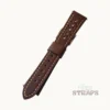 Coffee Brown Oil-wax Racing Strap