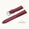Wine Red Sailcloth Signature Strap
