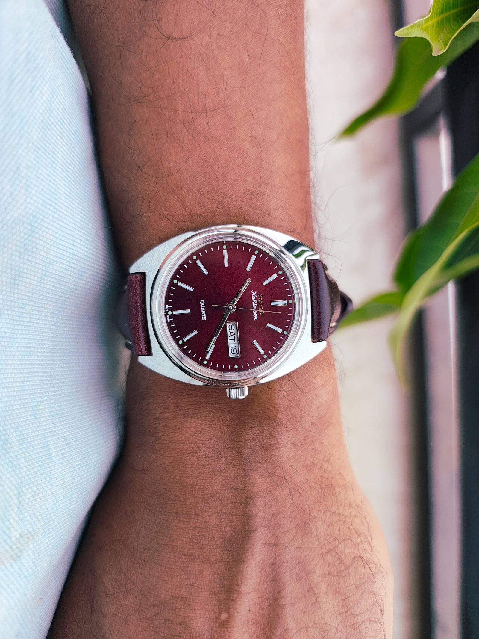 Pull-up Padded Leather Strap - wax finish - Image 13