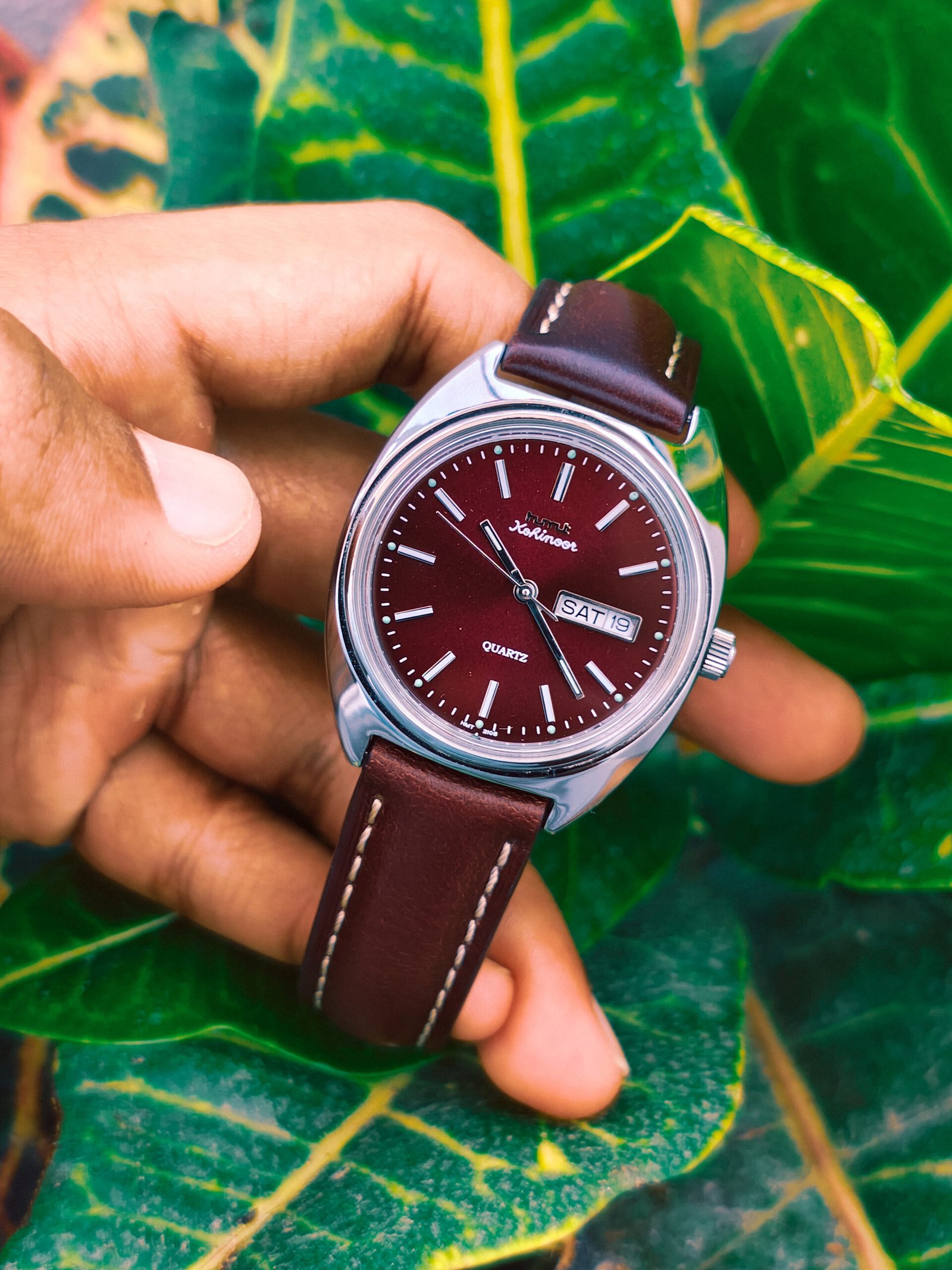 Pull-up Padded Leather Strap - wax finish - Image 15