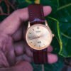 Glossy-Texture Padded Lizard Strap - Thumbnail Image 6