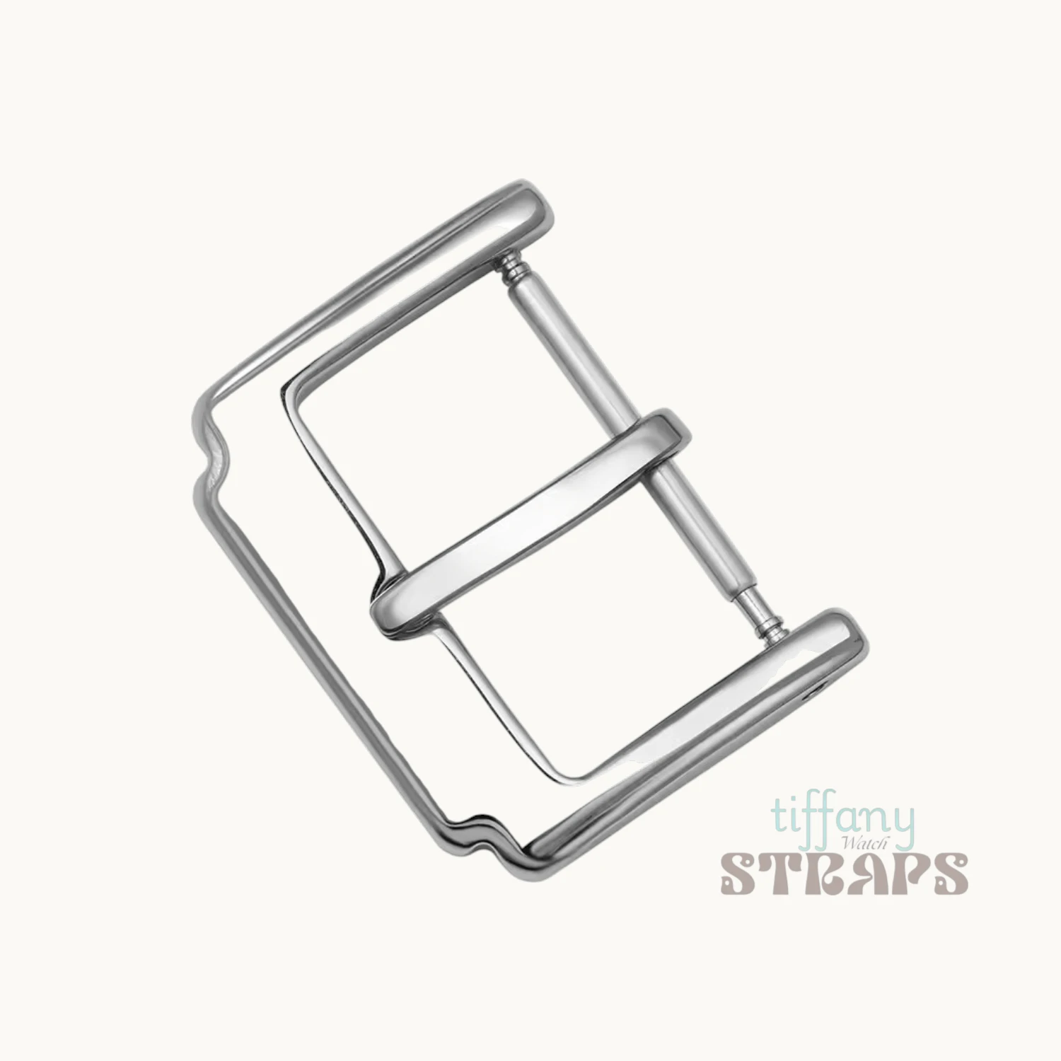 Arched Tang Buckle Silver