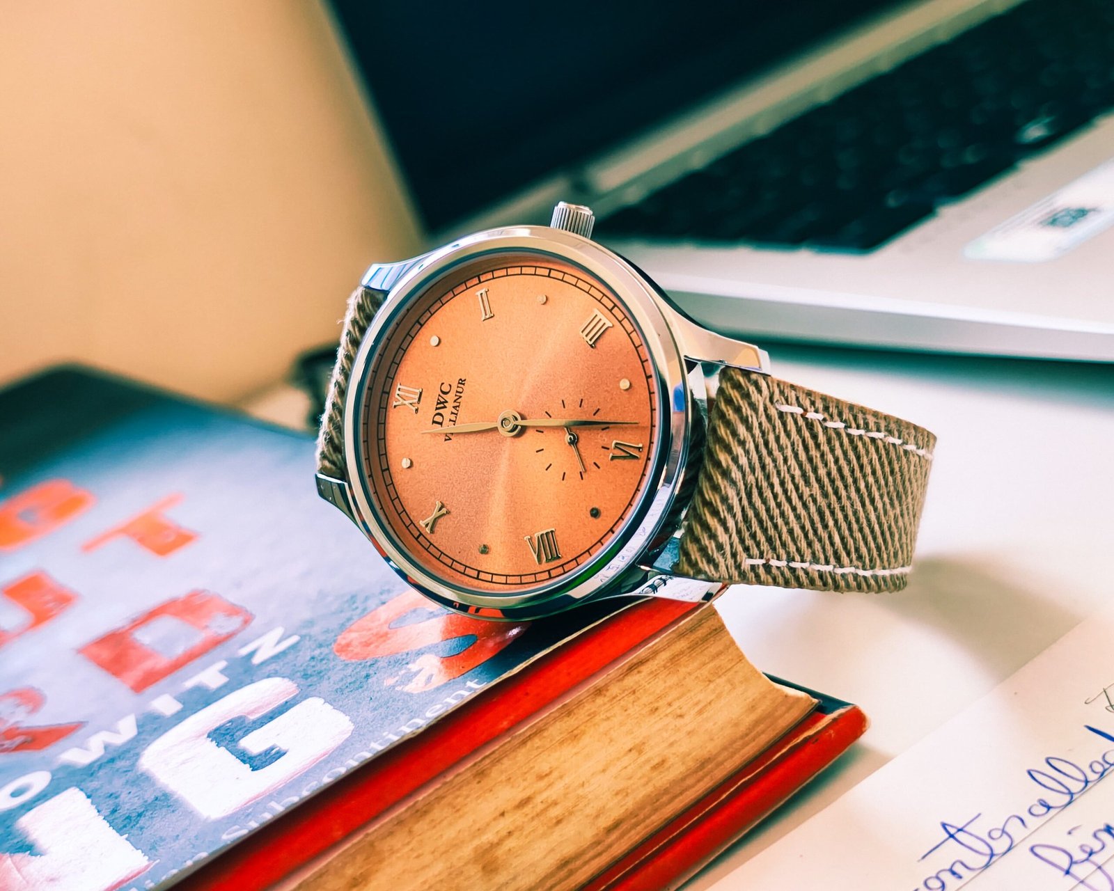 Tan Brown Denim Strap