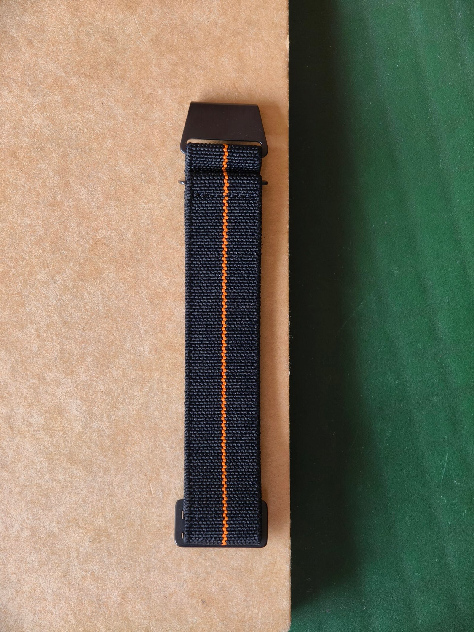 Black-Orange Bond Parachute Paratrooper Strap
