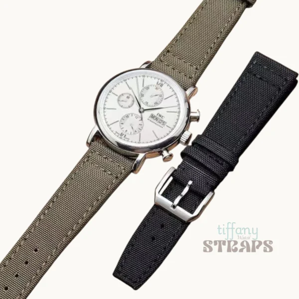 IWC Canvas Strap Green by Tiffany Watch Straps