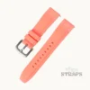 Pink Hydro-Ridge Sport Rubber Strap