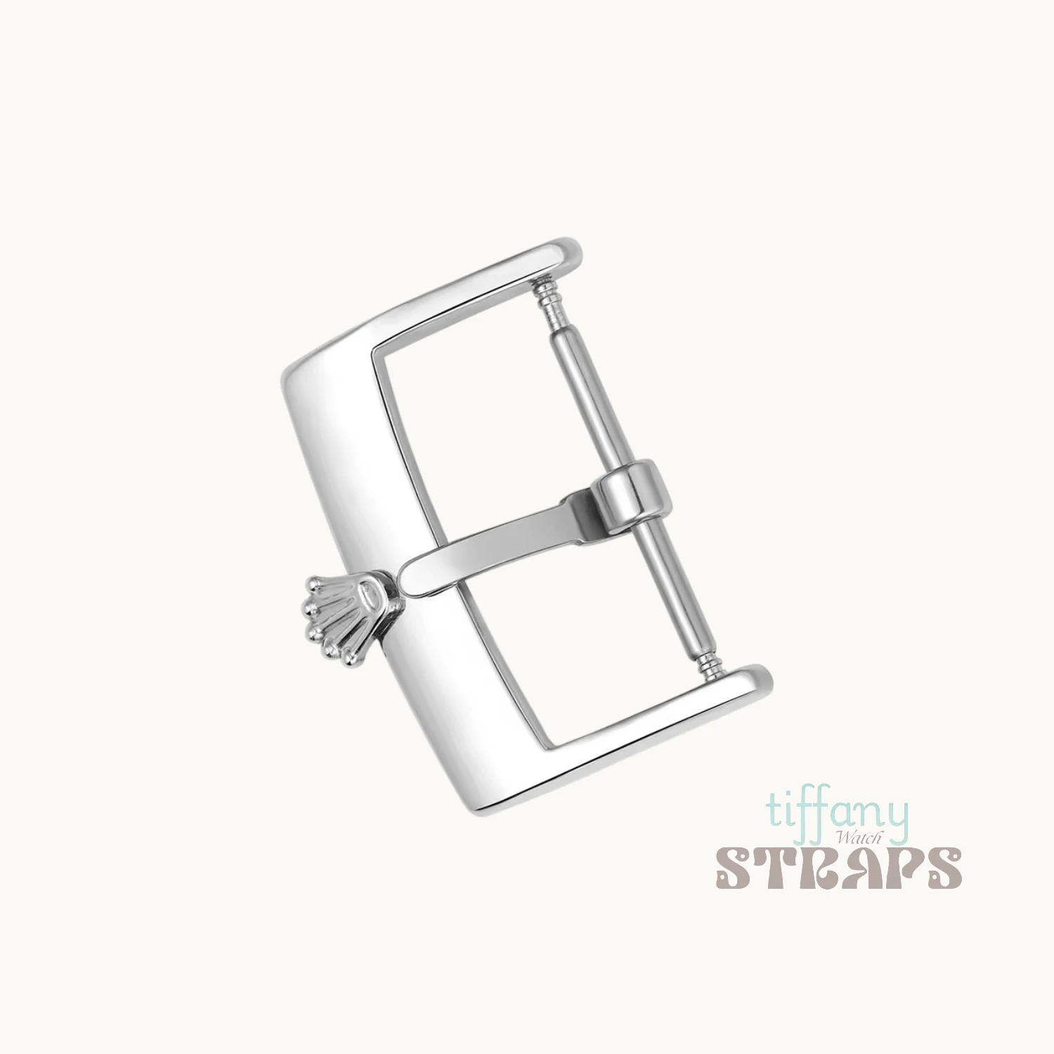 Silver Crown Rolex Buckle