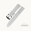 White Hydro-Ridge Sport Rubber Strap