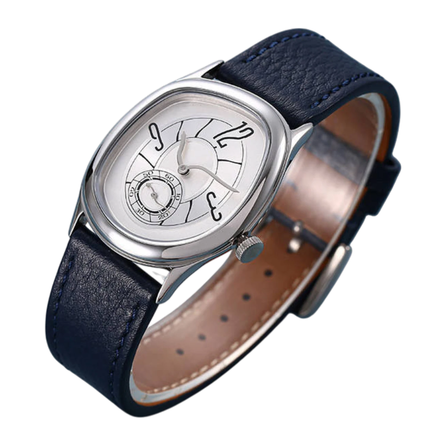 Asymmetrical Silver Mirage Watch